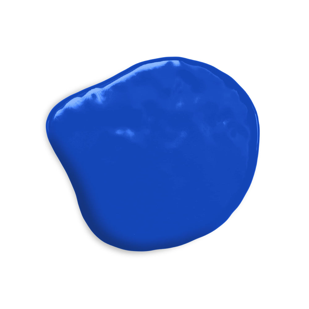 Colour Mill Royal Blue oil-blend buttercream tint highlights creamy texture and deep shade.