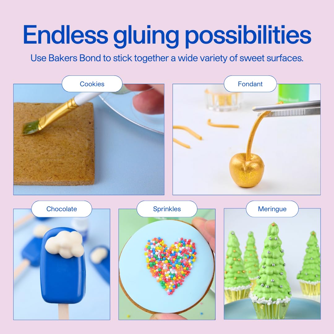 Colour Mill tasteless kosher adhesive supports safe decorating