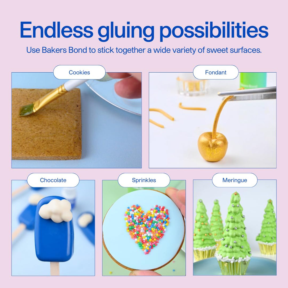 Colour Mill tasteless kosher adhesive supports safe decorating