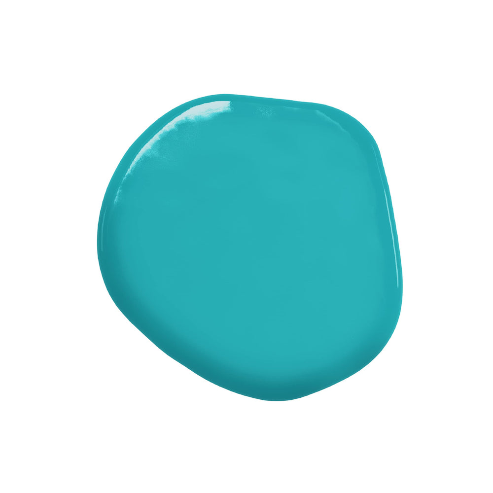 Teal Colour Mill oil-based color in chocolate for rich, glossy finish.