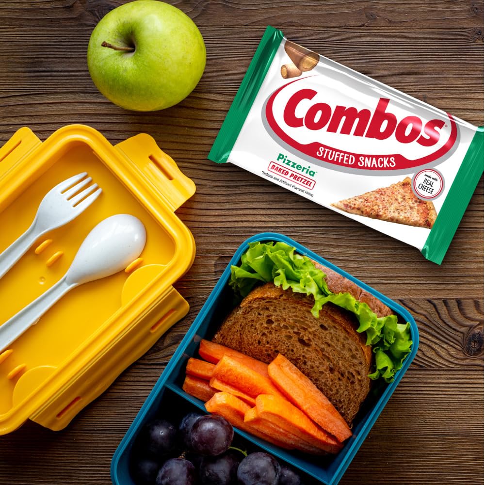 Combos road-trip snack idea with savory cheese and pretzel.