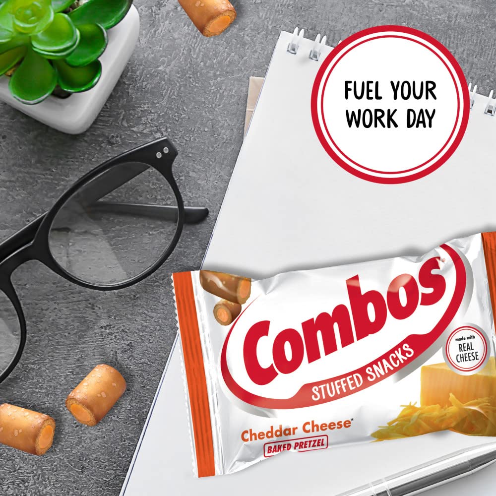Combos single-serve snack packs ideal for school lunches and quick breaks.