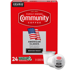 Community Coffee American Classic pods for quick, consistent mornings with rich flavor.
