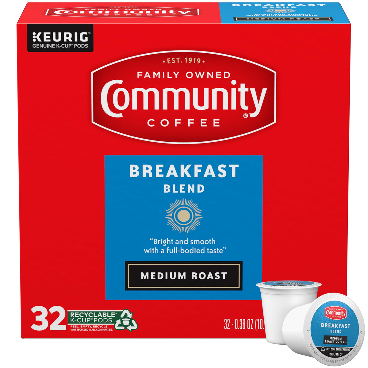 Community Coffee Breakfast Blend aroma image, a bright morning ritual