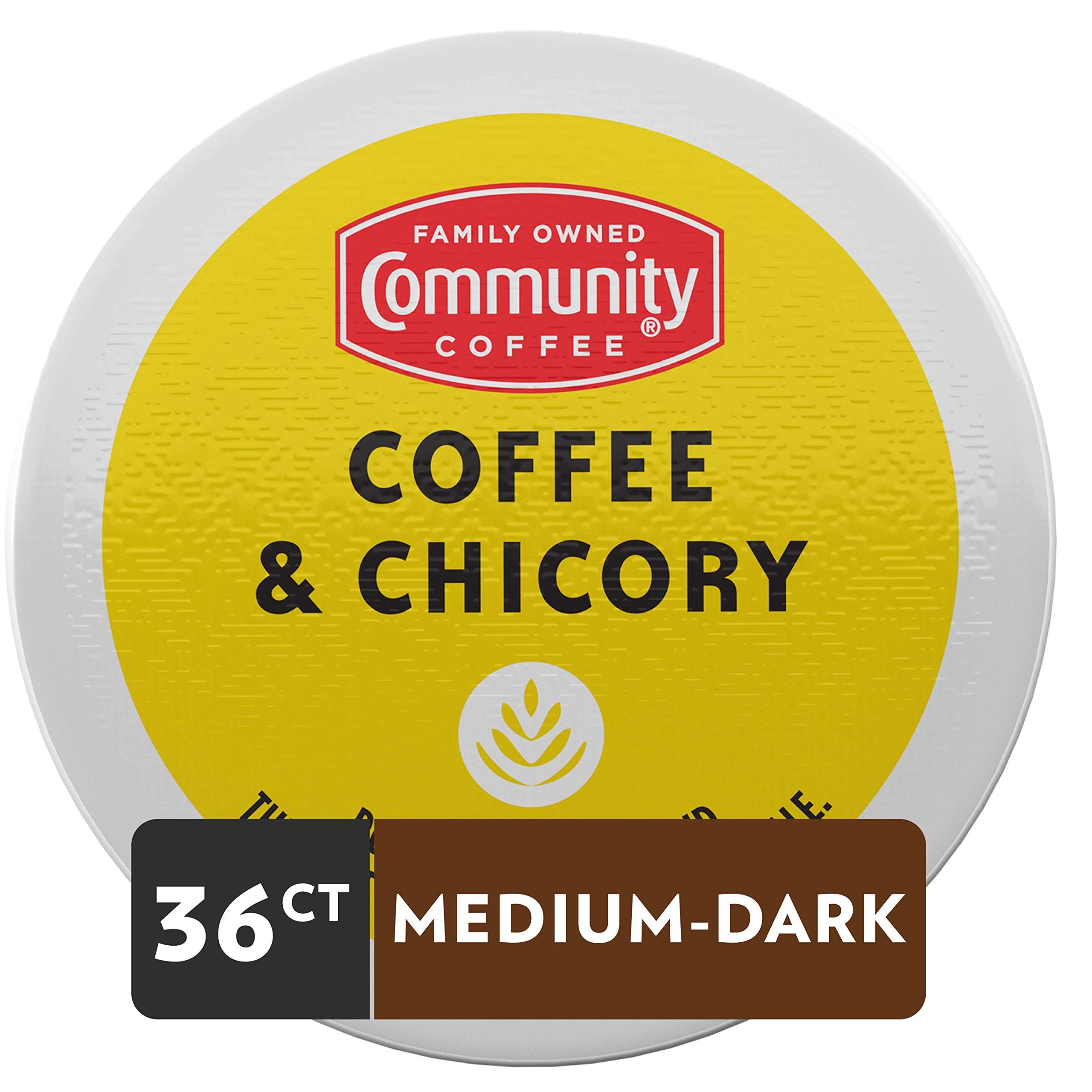 Close-up of Arabica beans and chicory for rich aroma