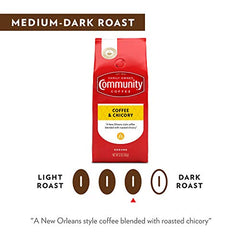 Community Coffee Coffee and Chicory, perfect for café au lait and rich mornings.