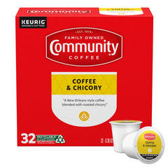 Community Coffee coffee and chicory cup shows bold flavor and inviting aroma.