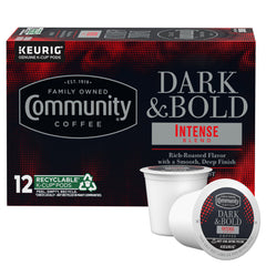 Community Coffee pod box for quick, consistent mornings.