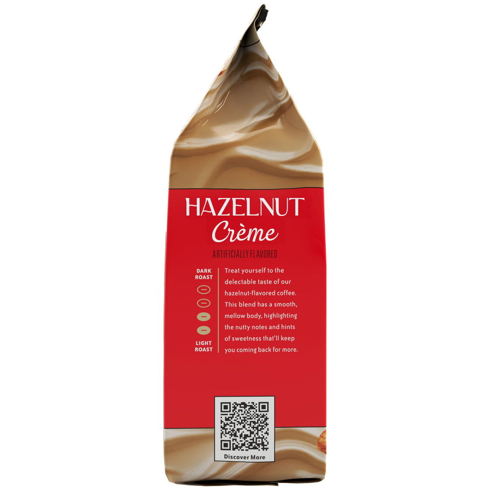 Community Coffee Hazelnut Creme ground coffee ready for drip, pour-over, or cold brew.