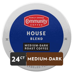 House Blend K-Cup pods arranged for convenient, consistent coffee in minutes.