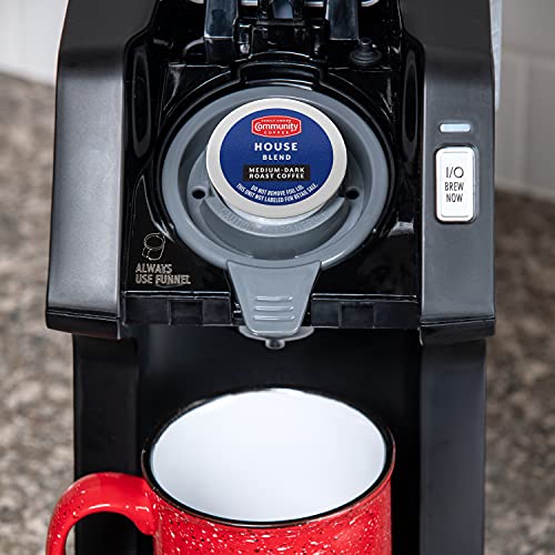 Morning ritual with Community Coffee House Blend, a smooth medium-dark roast