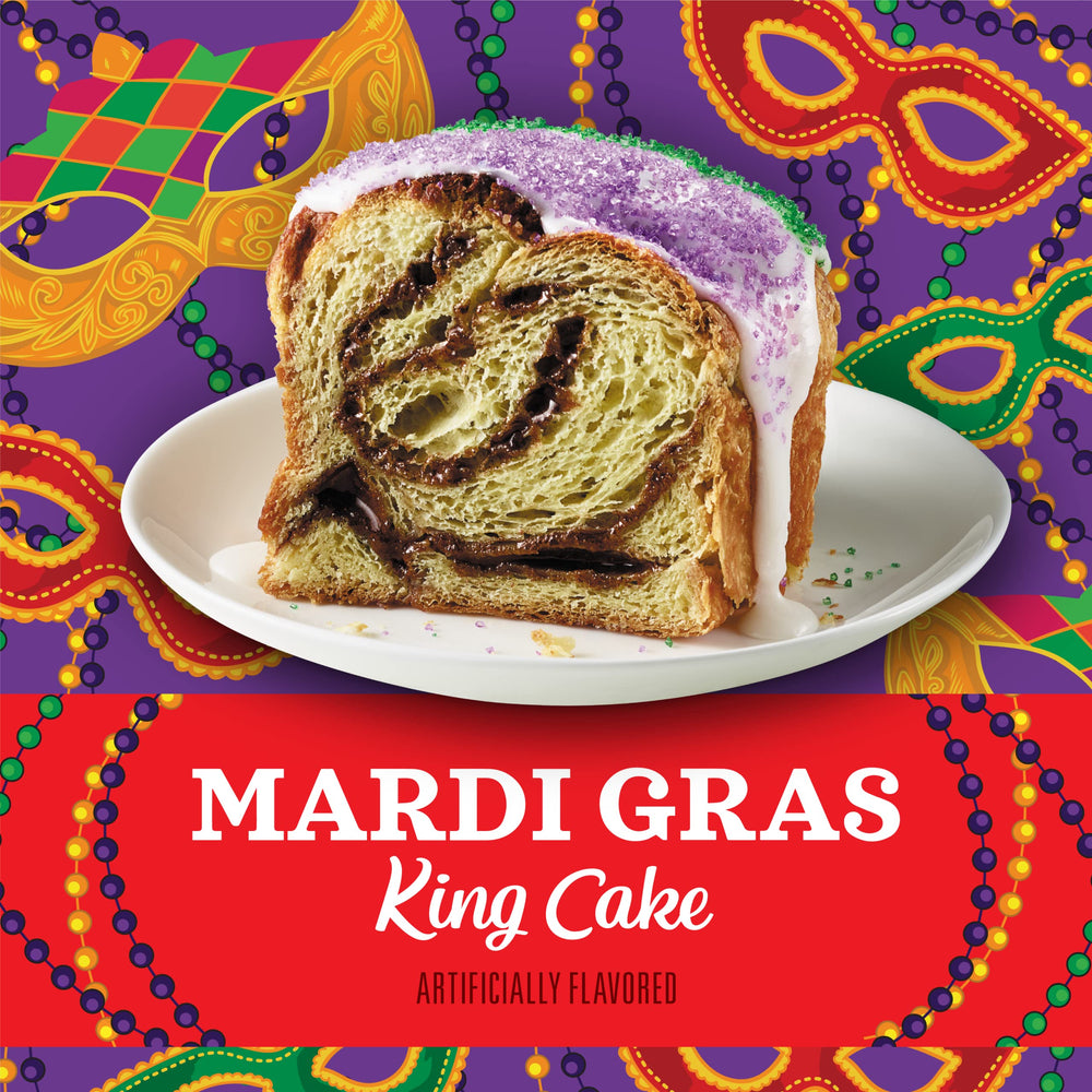 Community Coffee Mardi Gras King Cake bean-to-brew journey highlighting premium Arabica.
