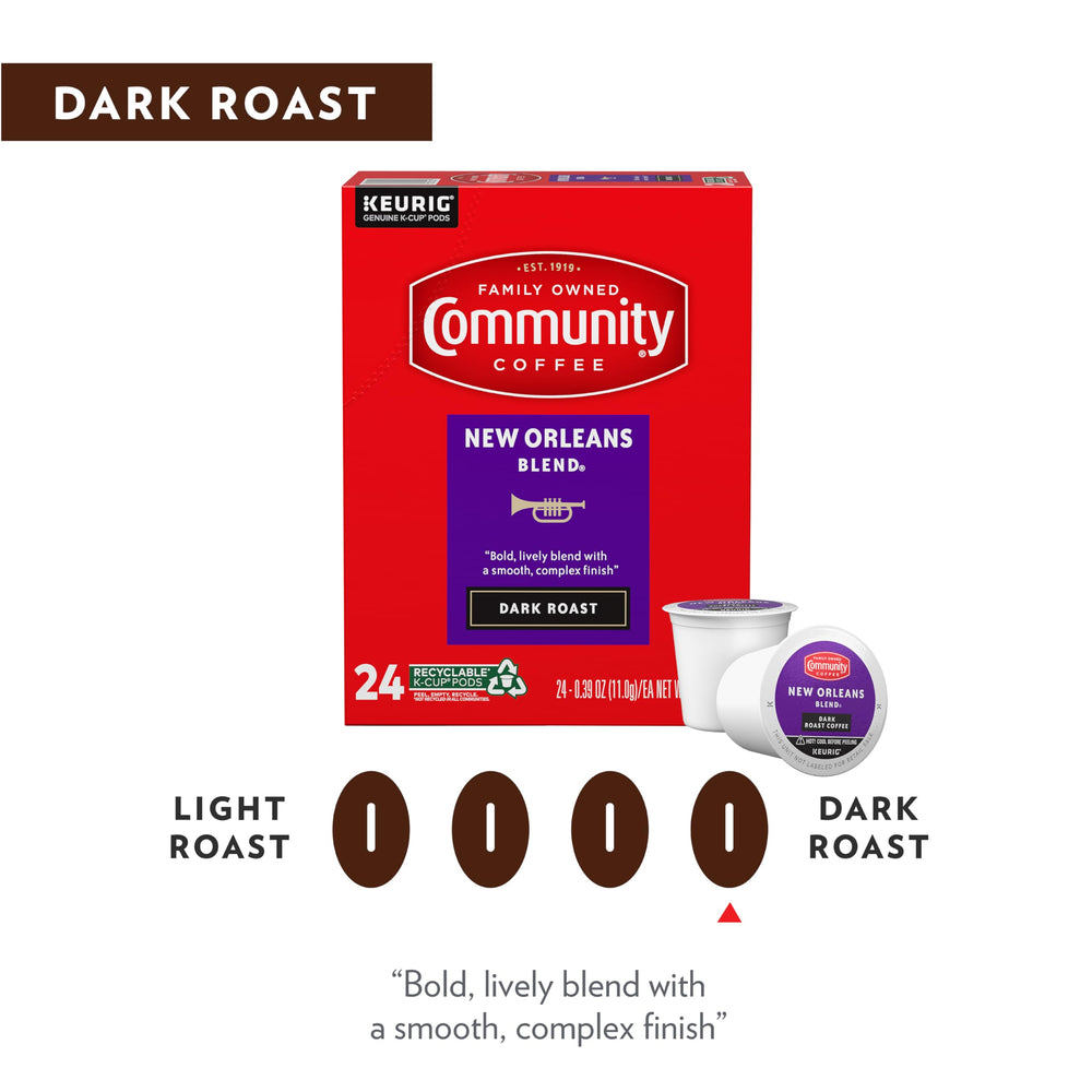 Four-pack of pods offers 96 cups for convenient use.