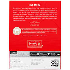 Community Coffee Signature Blend aroma closeup highlighting deep chocolate notes