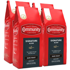 Community Coffee Signature Blend bag front ideal for automatic drip coffee