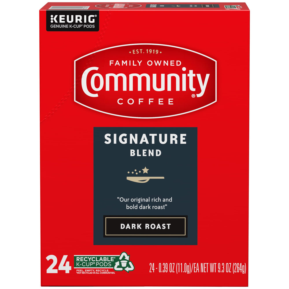 Community Coffee Signature Blend box collection for pantry stocking