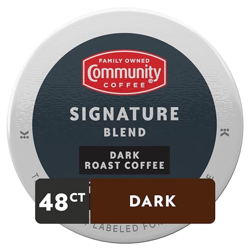 Closeup of Community Coffee Signature Blend Dark Roast aroma highlighting chocolatey notes