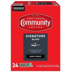 Keurig brewer ready to use with Community Coffee Signature Blend pods