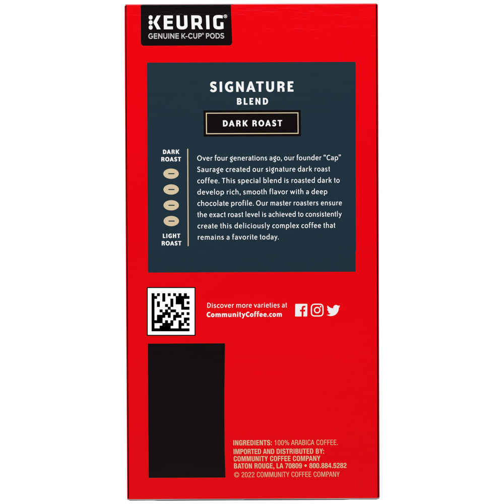 Community Coffee Signature Blend morning cup with convenient pods
