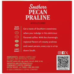 Freshness seal on the pod pack preserves flavor for Community Coffee.
