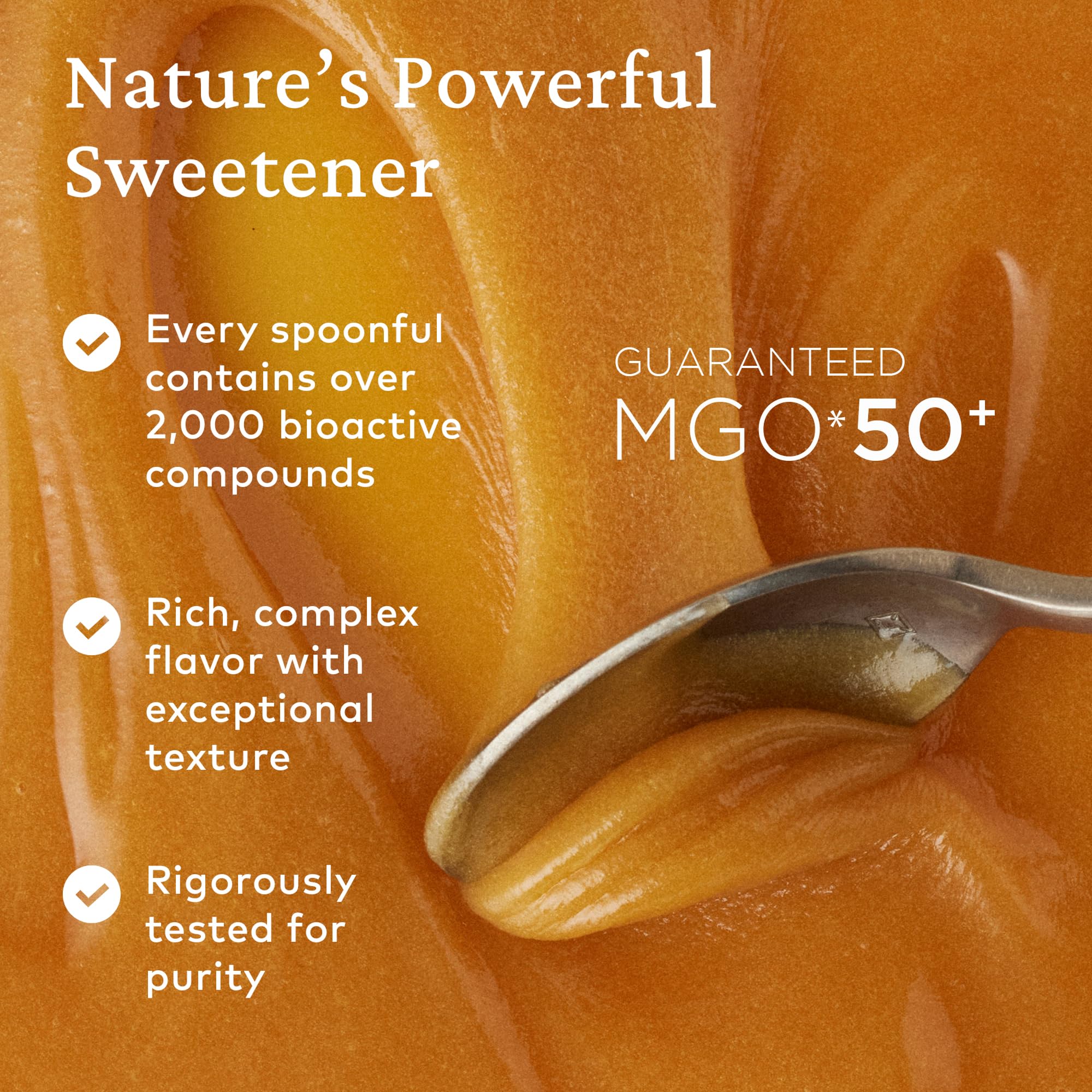 Comvita Manuka Honey MGO 50+ tea—natural sweetness to enhance your brew.
