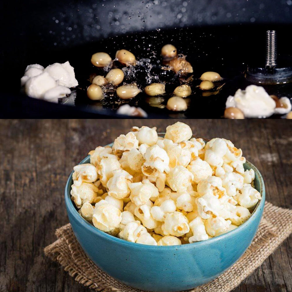 Concession Essentials mushroom-expansion-popcorn creates a striking aroma-rich snack