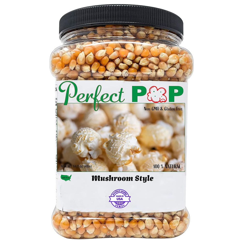 Concession Essentials premium mushroom kernel 4lb pack for consistent mushroom-style popcorn