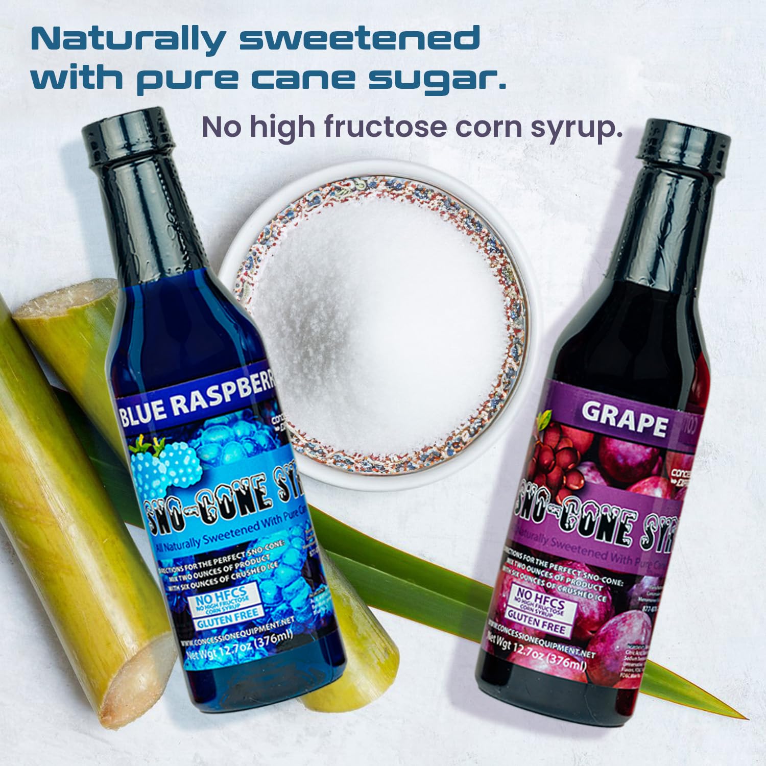 Concession Express Sno-Cone Syrup Cotton Candy pour delivers nostalgic color and sweetness