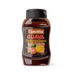 Conchita Guava BBQ Sauce bottle glistens, perfect for elevating grilling with tropical flavor