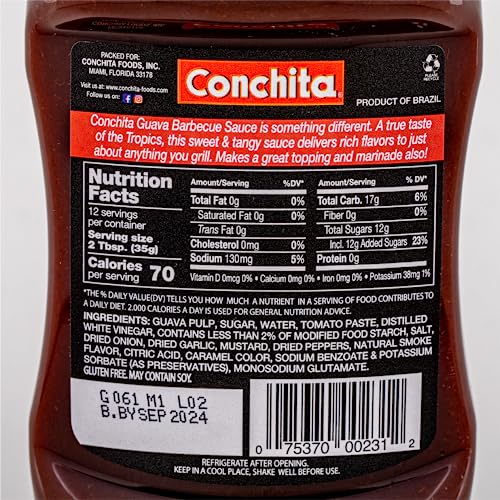 Conchita Guava BBQ Sauce glaze shines, great for caramelized coatings and bold marination