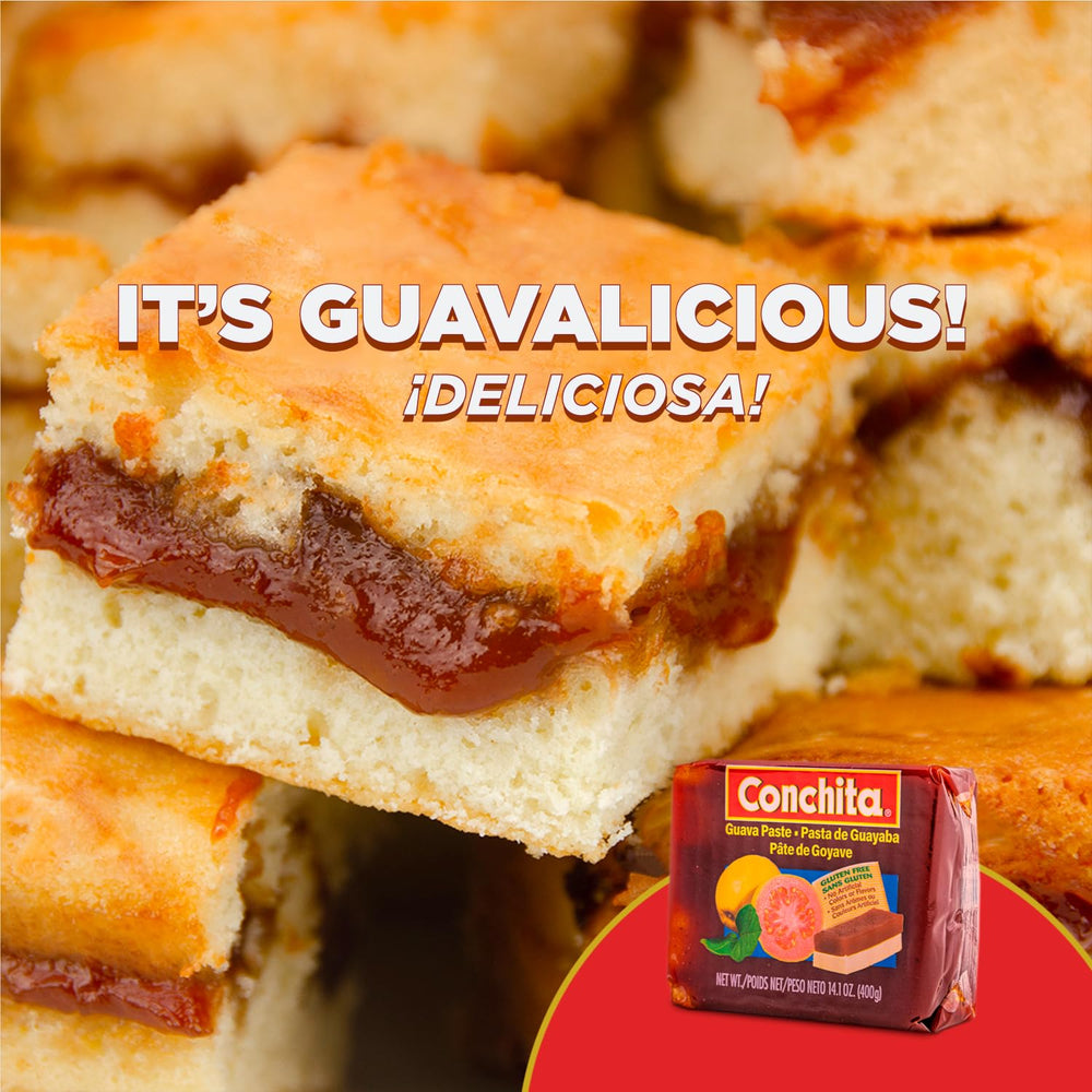 Conchita Guava Paste jar closeup emphasizes premium quality and natural ingredients.