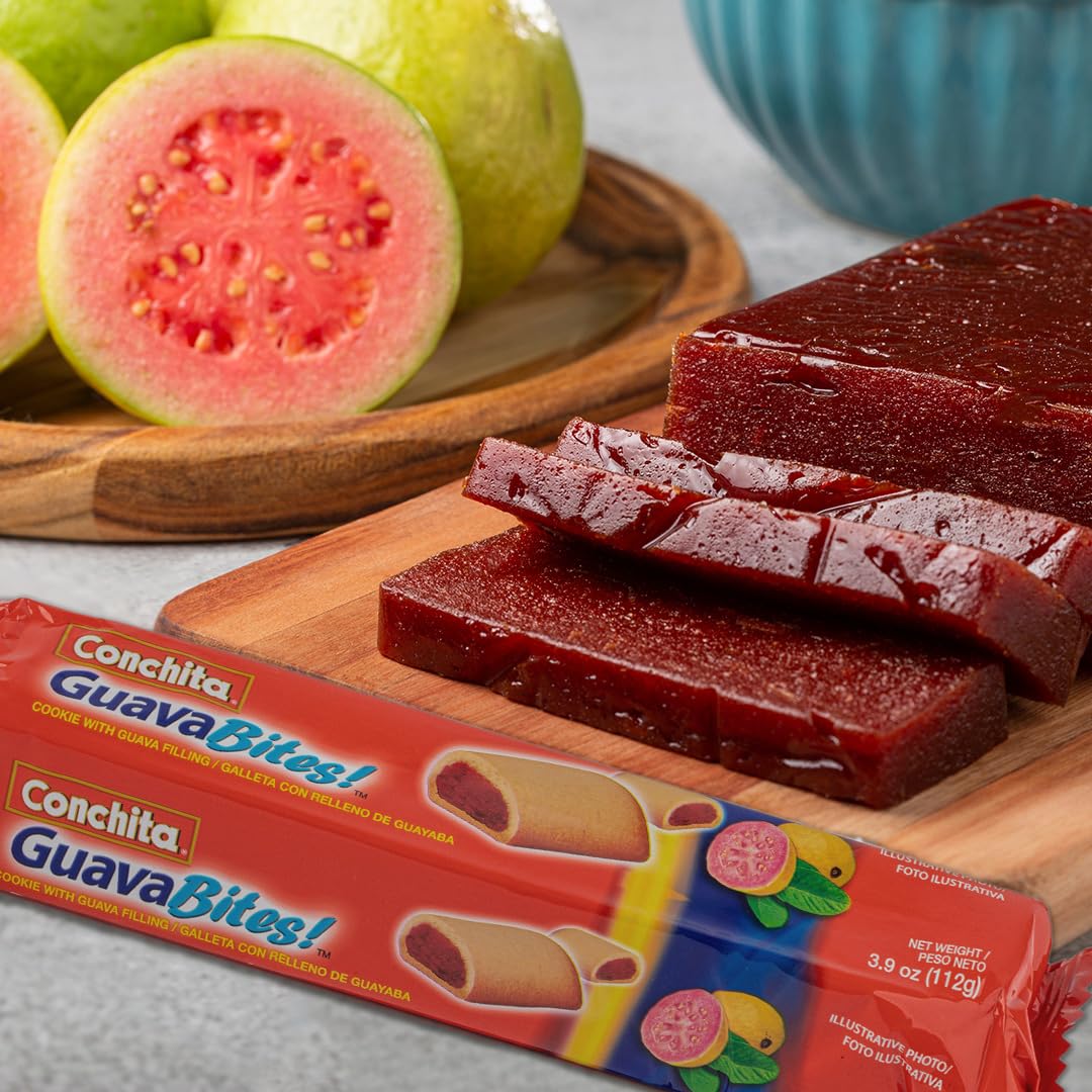 Conchita GuavaBites snack-time shot highlights easy lunchbox fit.