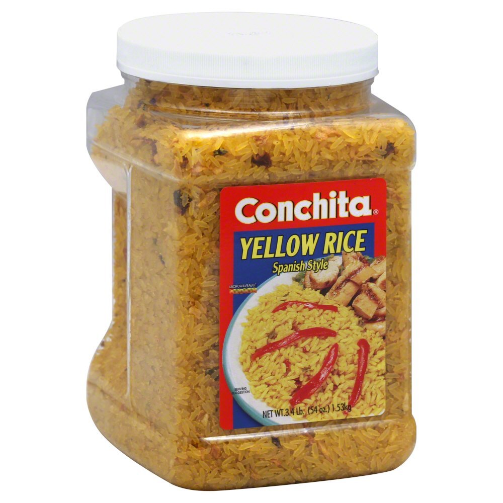 Conchita Spanish Style Yellow Rice pack ready for family meals, quick weeknight dinner option.