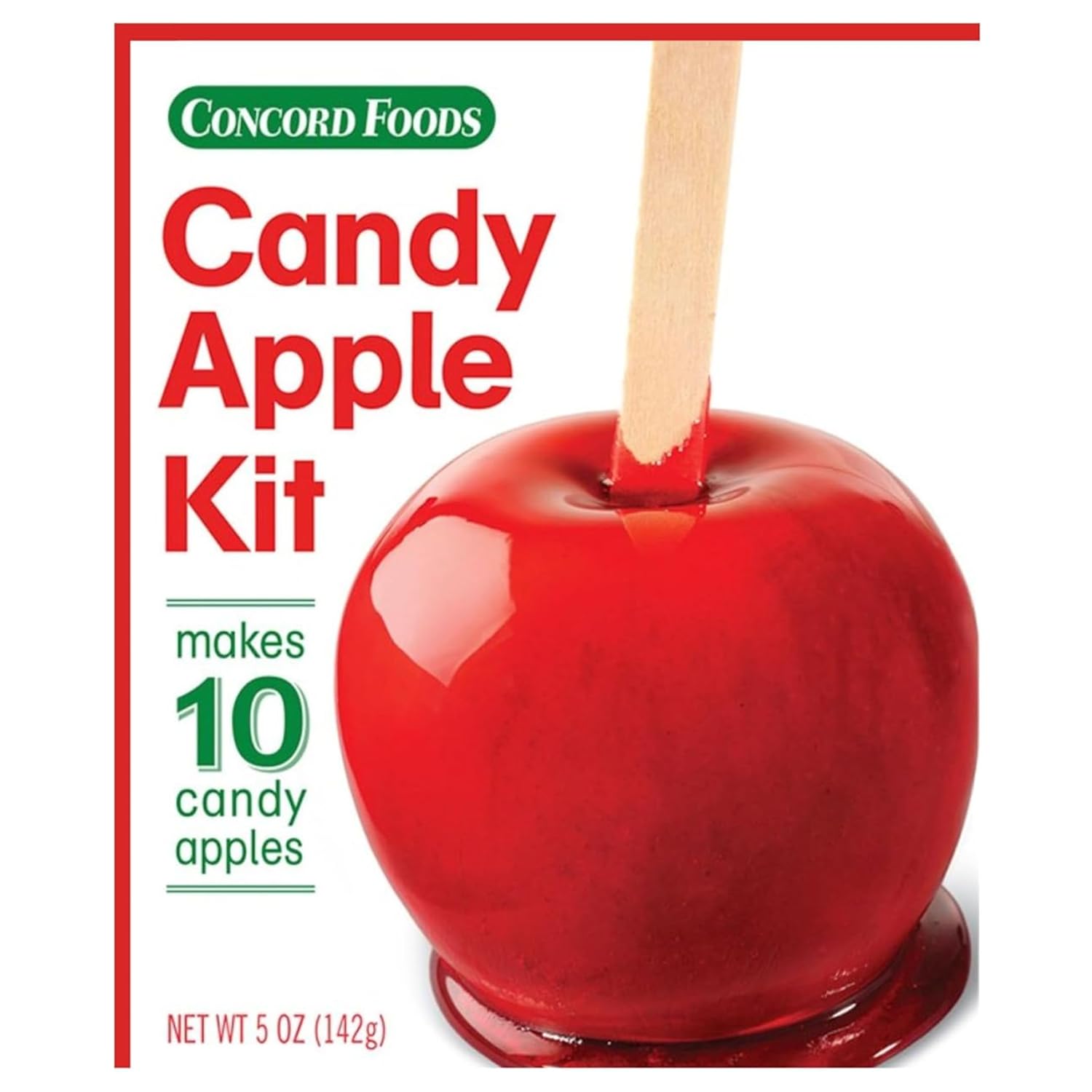 Concord Foods Candy Apple Kit box front, ideal for quick family treats