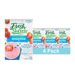 Concord Foods Strawberry Smoothie Mix packaging featuring a ready-to-use 2 oz pouch for quick healthy snacks