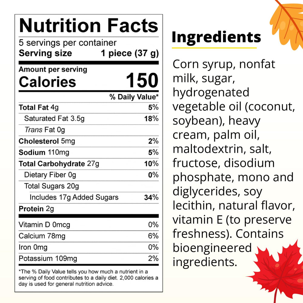 Concord Foods Wrapples caramel-disks-closeup highlights even caramel coating.