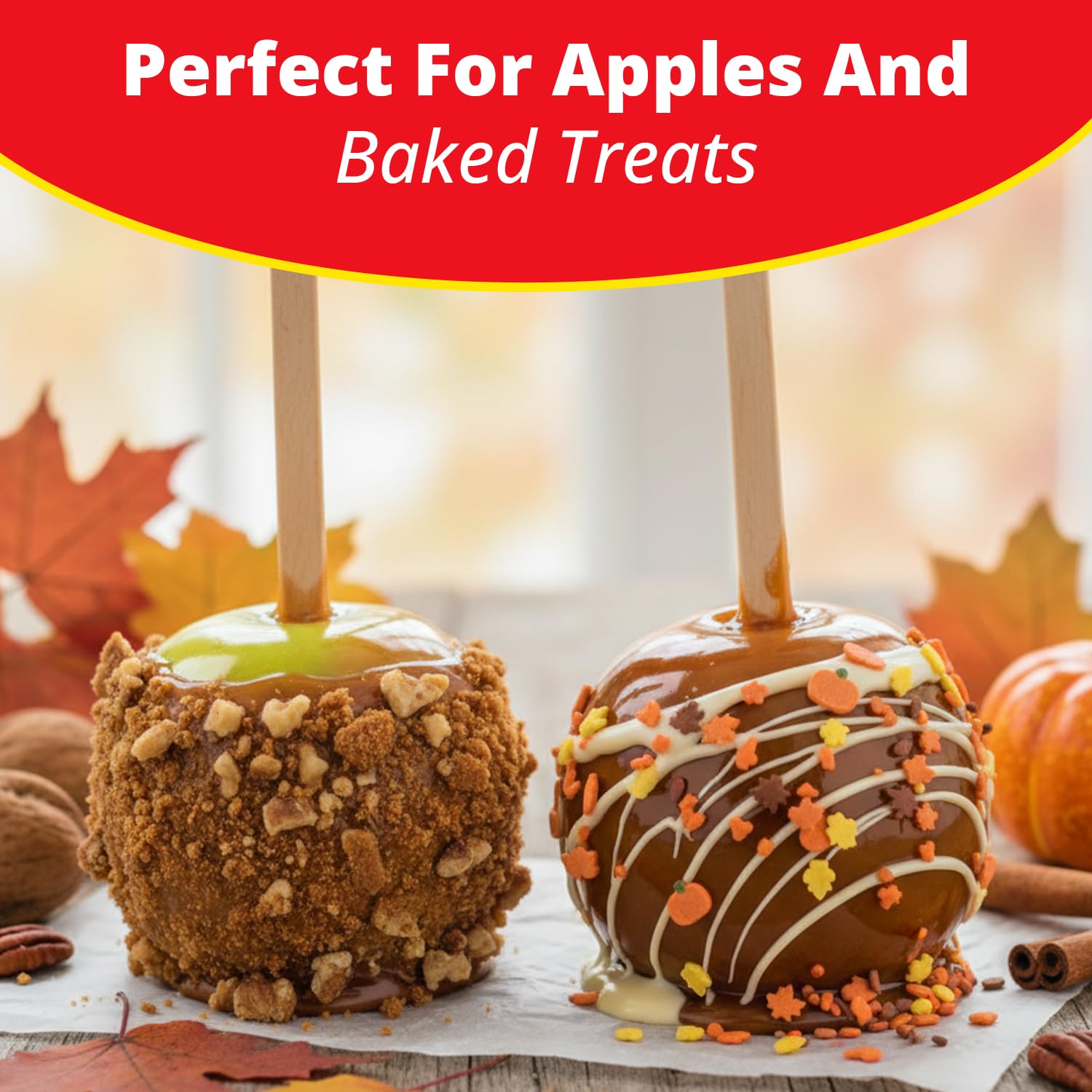 Concord Foods Wrapples-oven-microwave-warm captures reheating for glossy caramel.