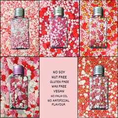 Confect heart sprinkles mix for celebration themes and treats