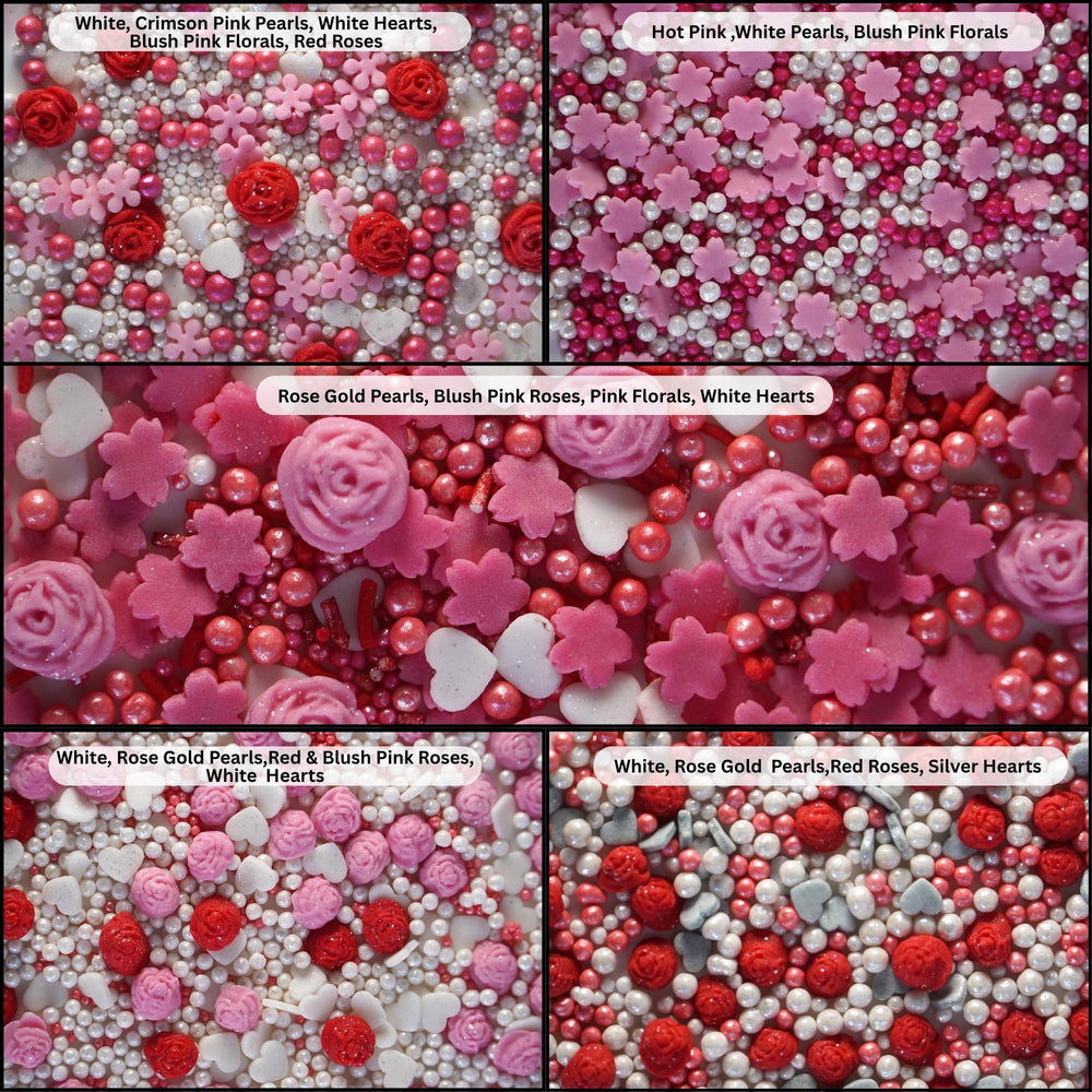 Confect pink lips sprinkles brighten cupcakes with playful color