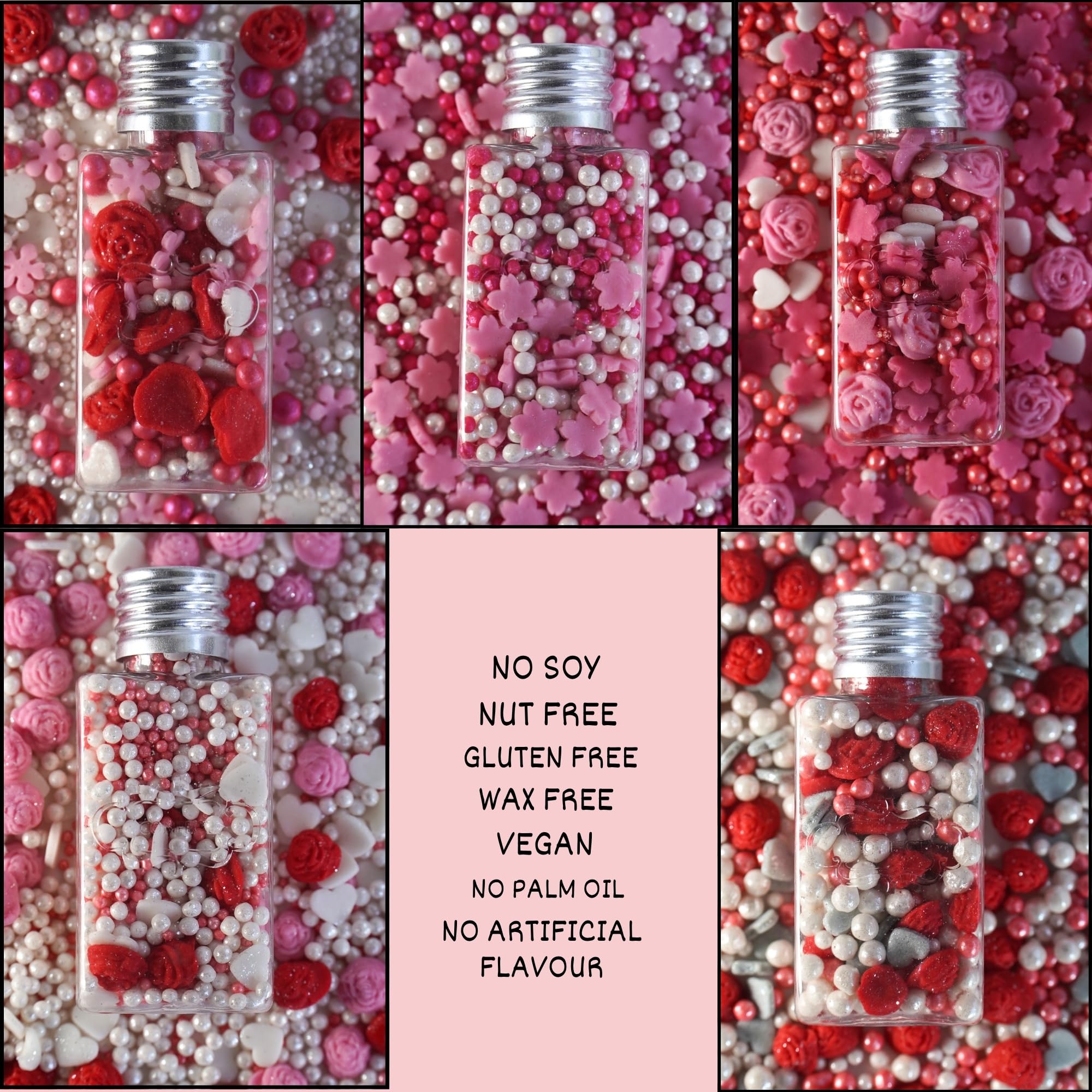 Confect vermcelli sprinkles add vibrant contrast on desserts