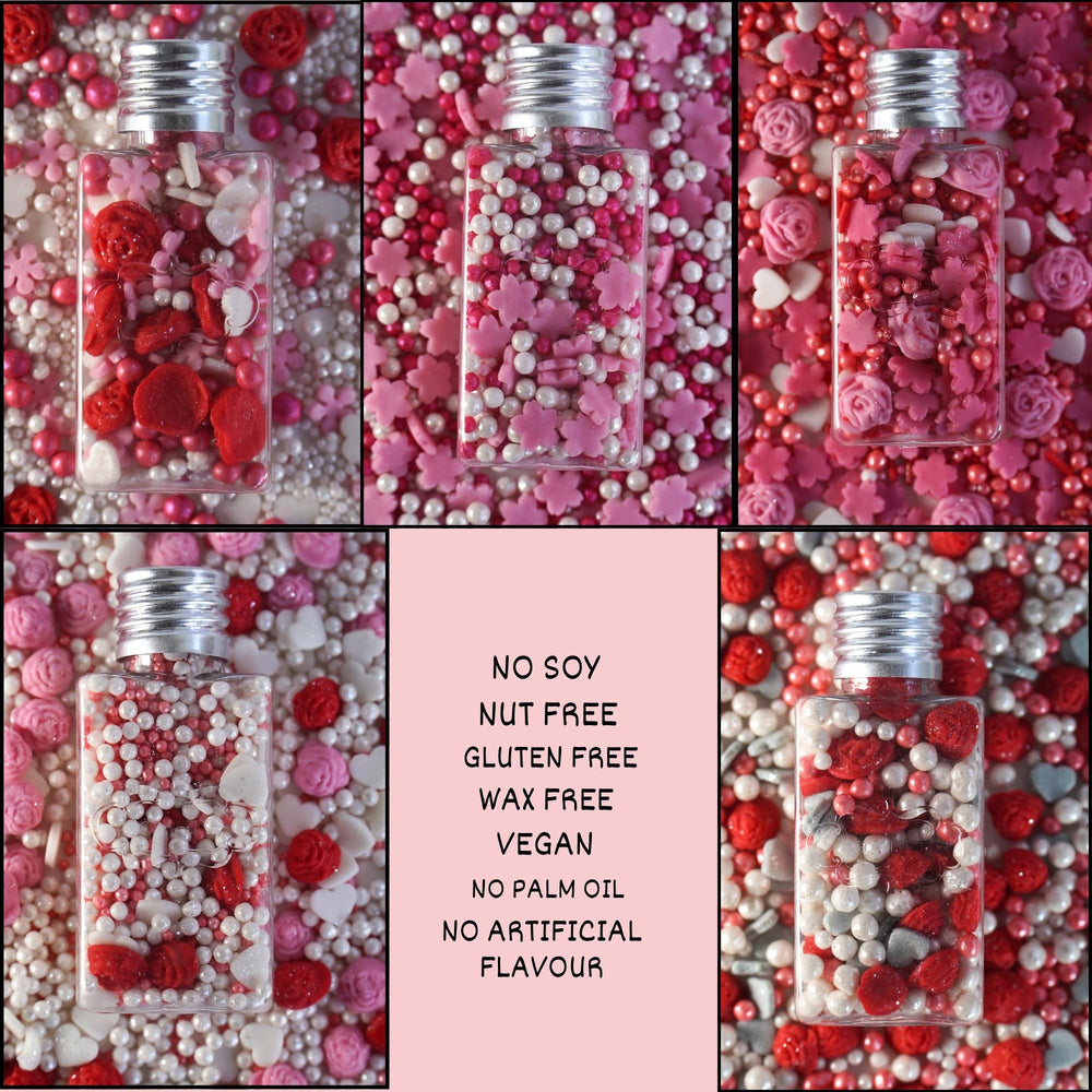 Confect vermcelli sprinkles add vibrant contrast on desserts