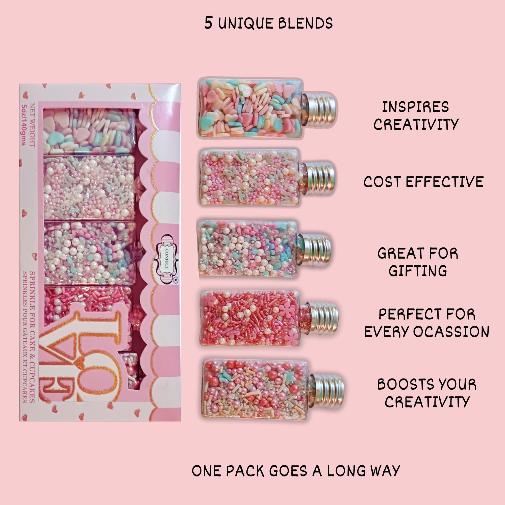 Confect Sprinkles wedding cookies sparkle with color and charm.