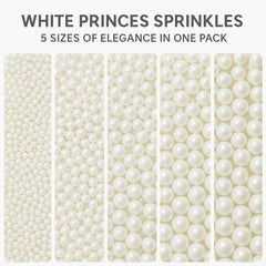 Confect White Princess Drageés Mix adds versatile cake accents.