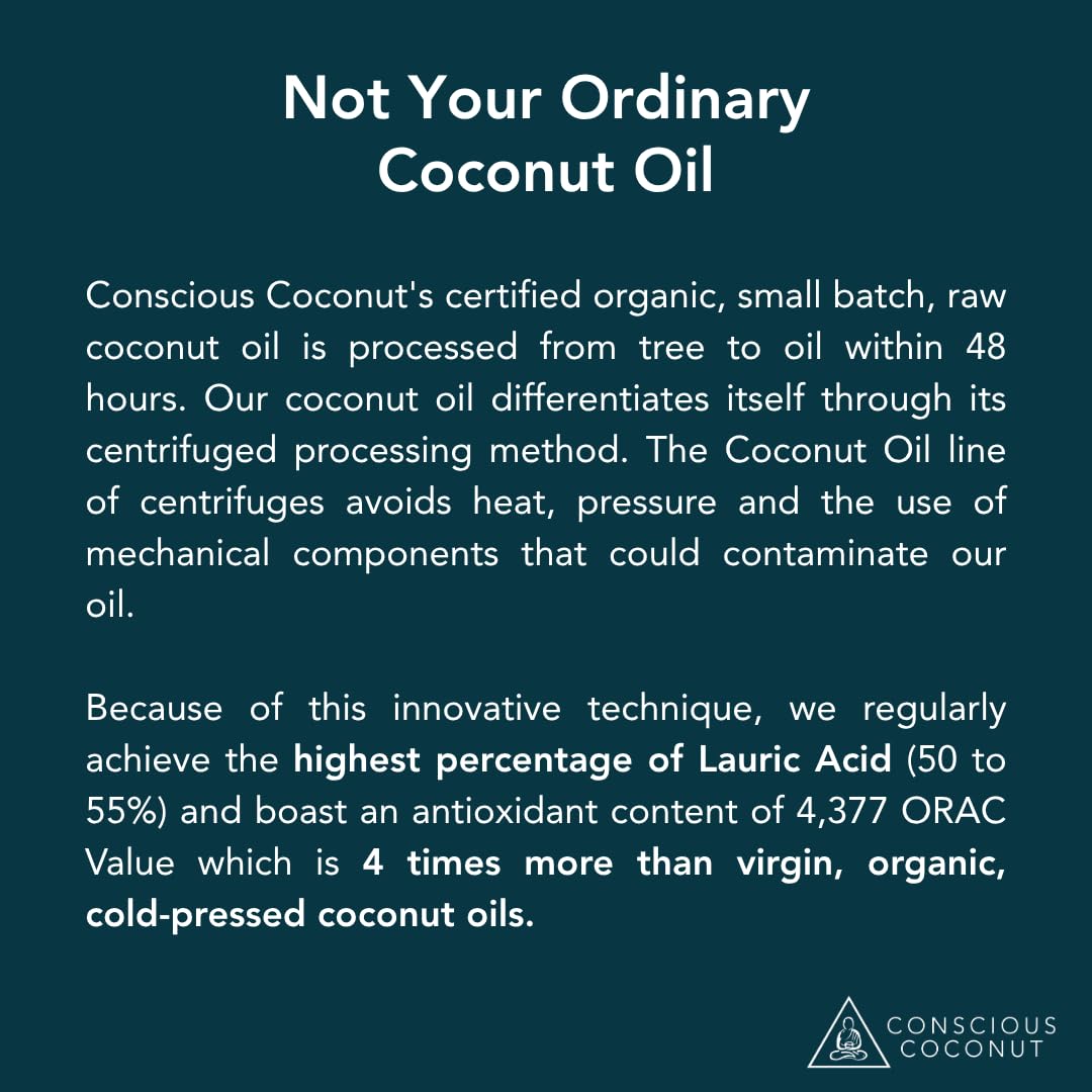 Conscious Coconut Antioxidants boost supports daily skin and hair care.