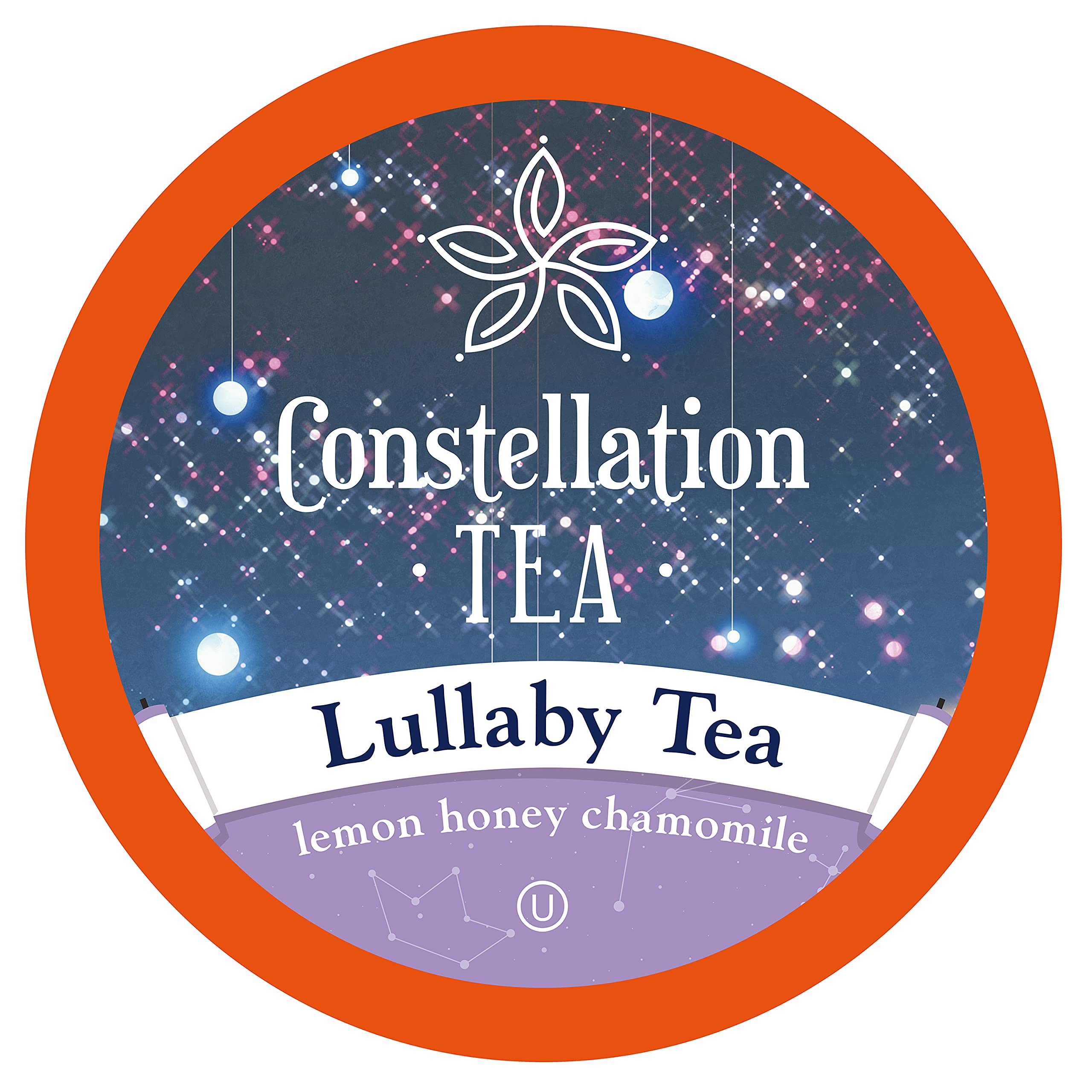Constellation Tea Lemon Honey Chamomile Lullaby pod brew pours a soothing evening ritual.