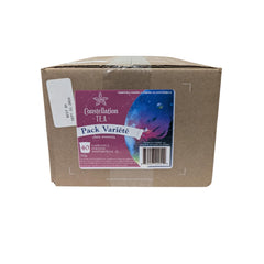 Constellation Tea pods collection closeup highlighting diverse tea options.