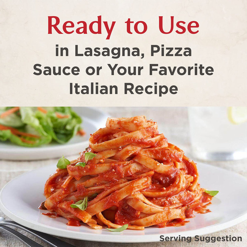Pizza night base using Contadina sauce with Italian herbs