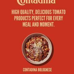 Contadina tomatoes stored in pantry for easy weeknight cooking.