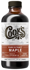 Cook's Pure Maple Extract bottle for premium flavoring in baking and sauces