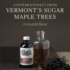 Vermont maple trees indicating authentic source for Cook's extract